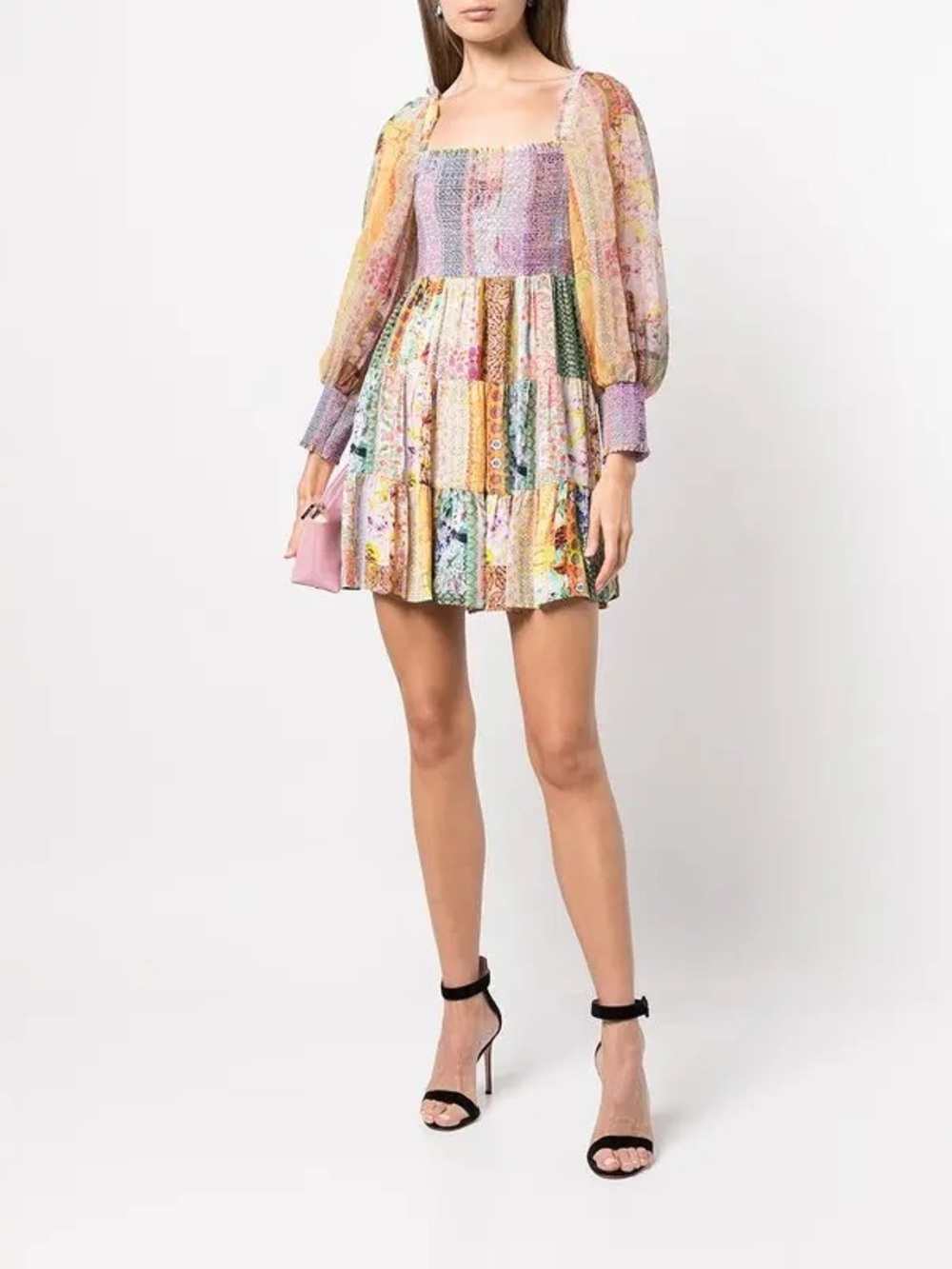 Alice + Olivia Rowen Tiered Mini Dre S - Picture 2 of 15